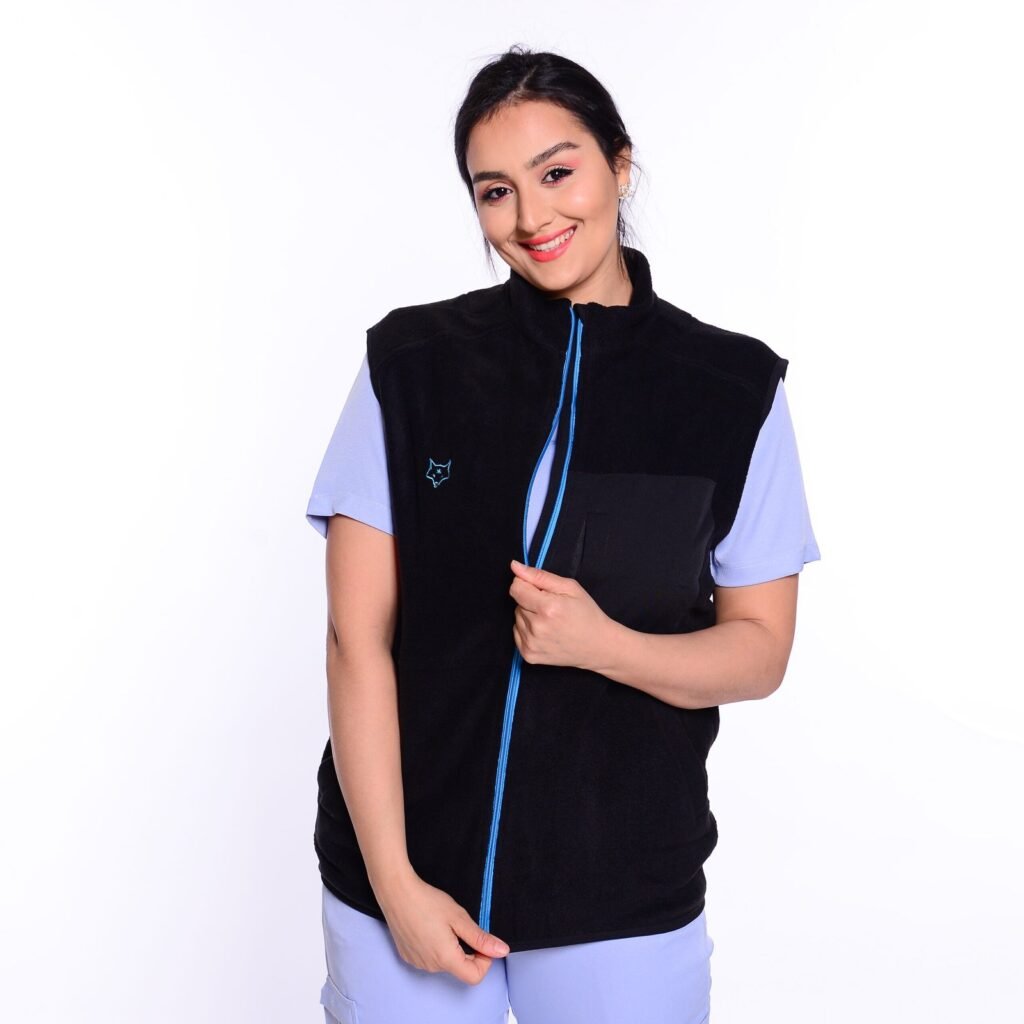 GILET POLAIRE – BLACK – Femme