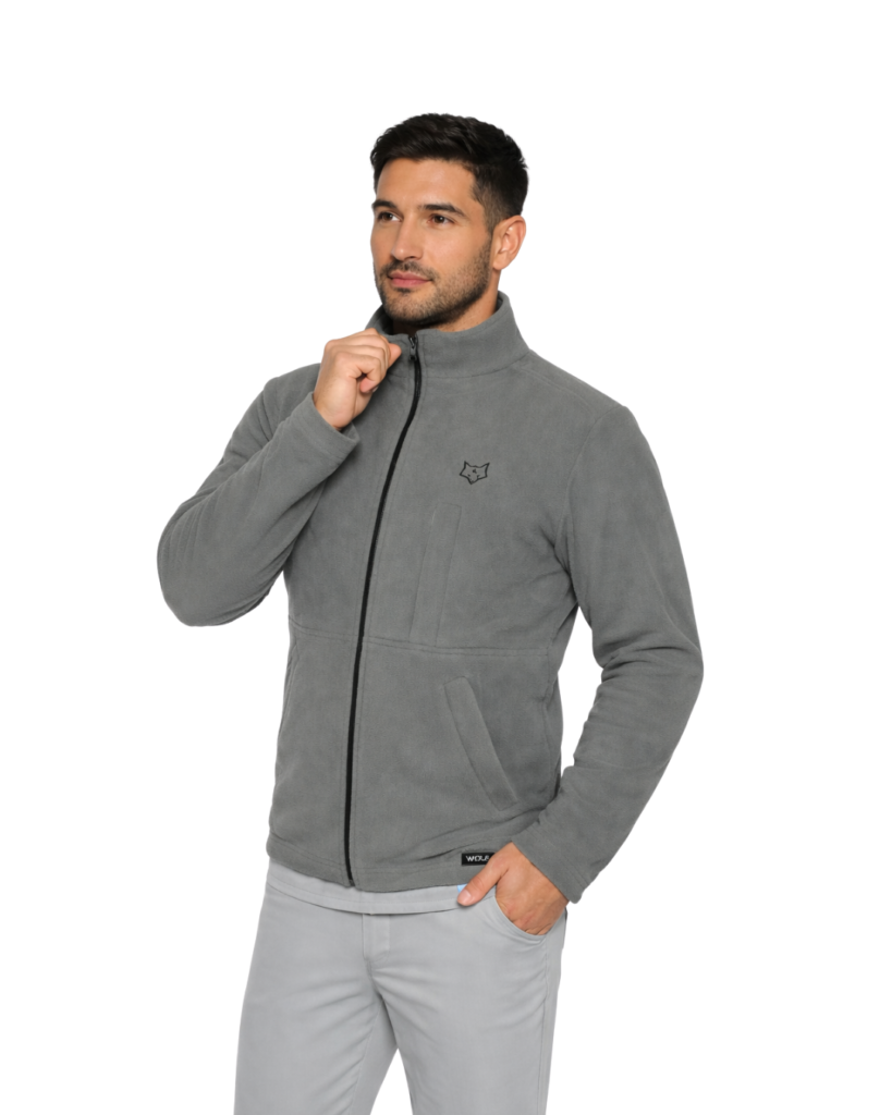 VESTE POLAIRE – GRAY – Homme