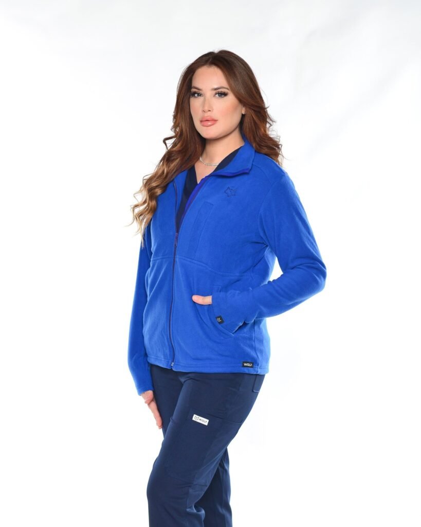 VESTE POLAIRE – ROYAL BLUE – Femme