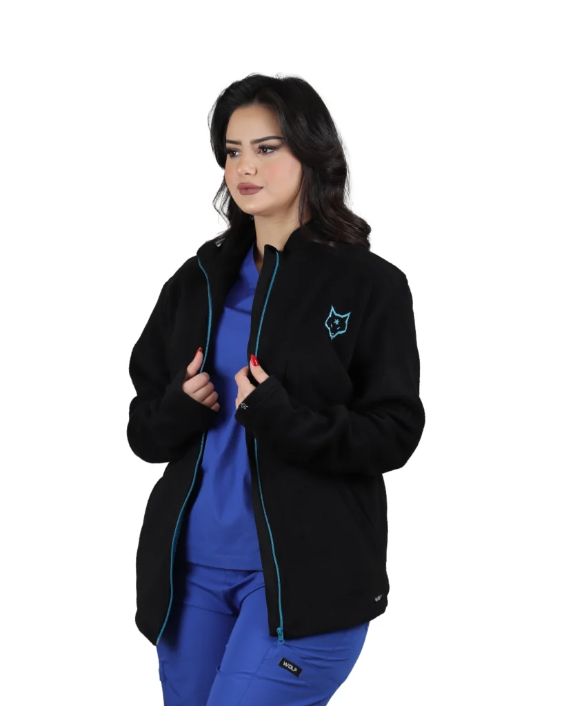VESTE POLAIRE – BLACK -Femme