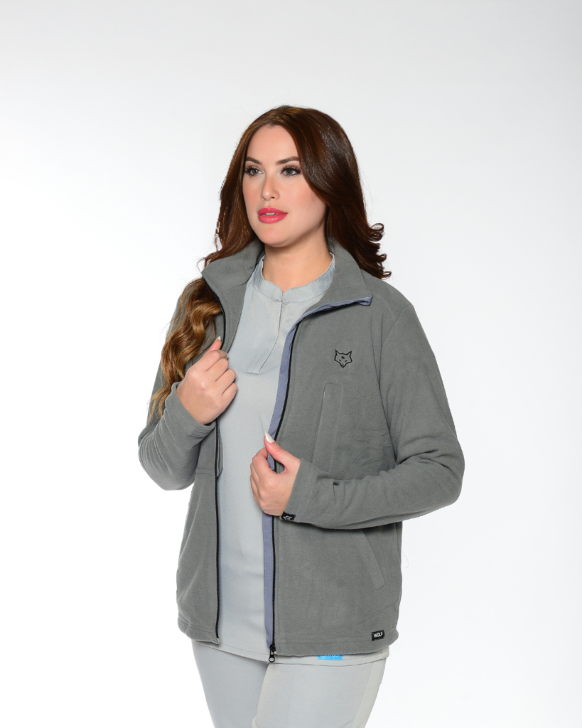 VESTE POLAIRE – GRAY -Femme